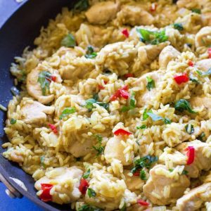 One-Pan Coconut Chicken Curry and Rice