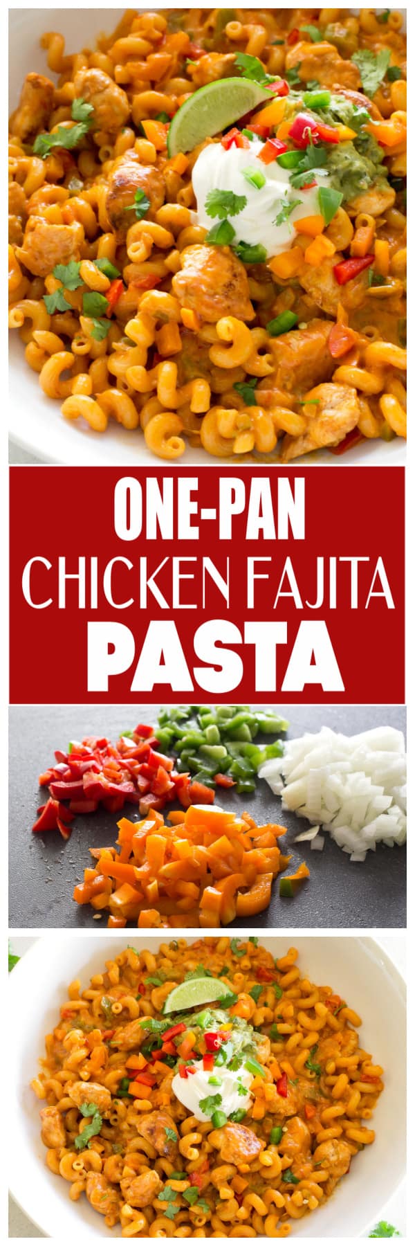 one pan chicken fajita pasta - One-Pan Chicken Fajita Pasta