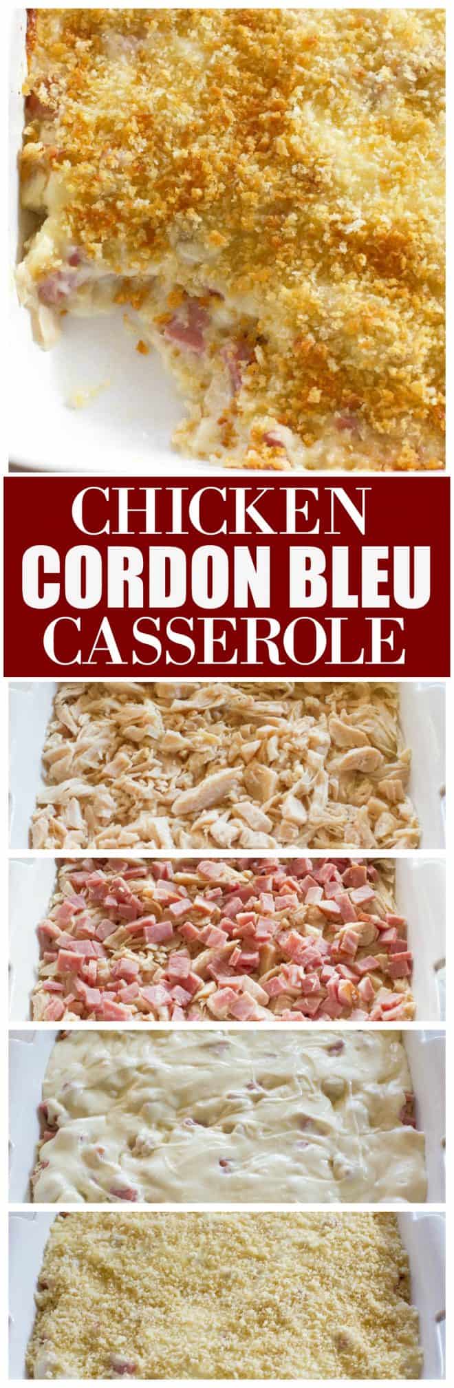 chicken cordon bleu casserole - Chicken Cordon Bleu Casserole