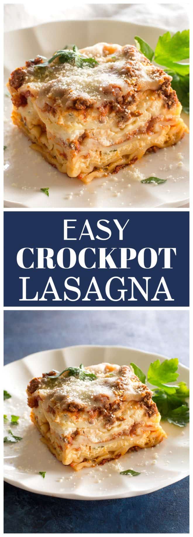 crockpot lasagna - Crockpot Lasagna