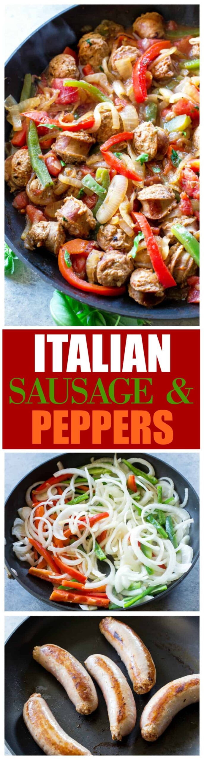 italian sausage peppers scaled - Italian Sausage and Peppers