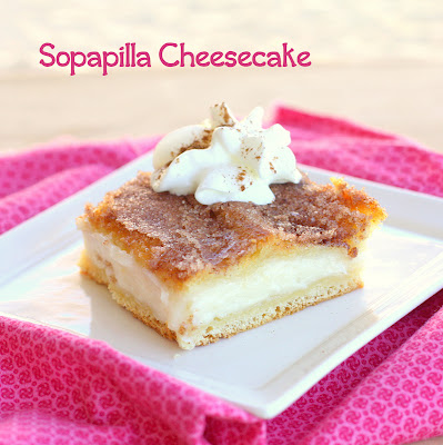 sopapilla cheesecake slice - Sopapilla Cheesecake