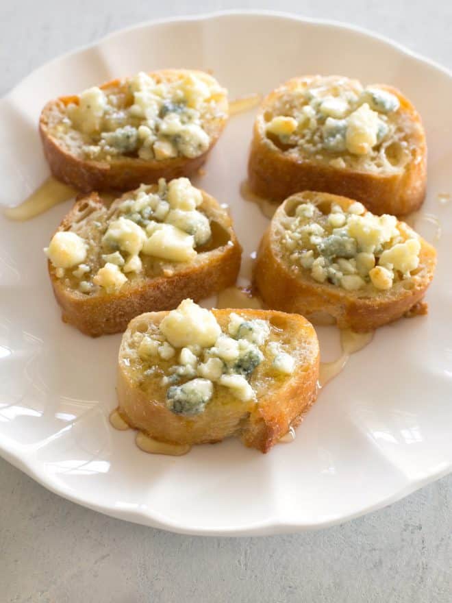 fb image - Gorgonzola and Honey Bruschetta