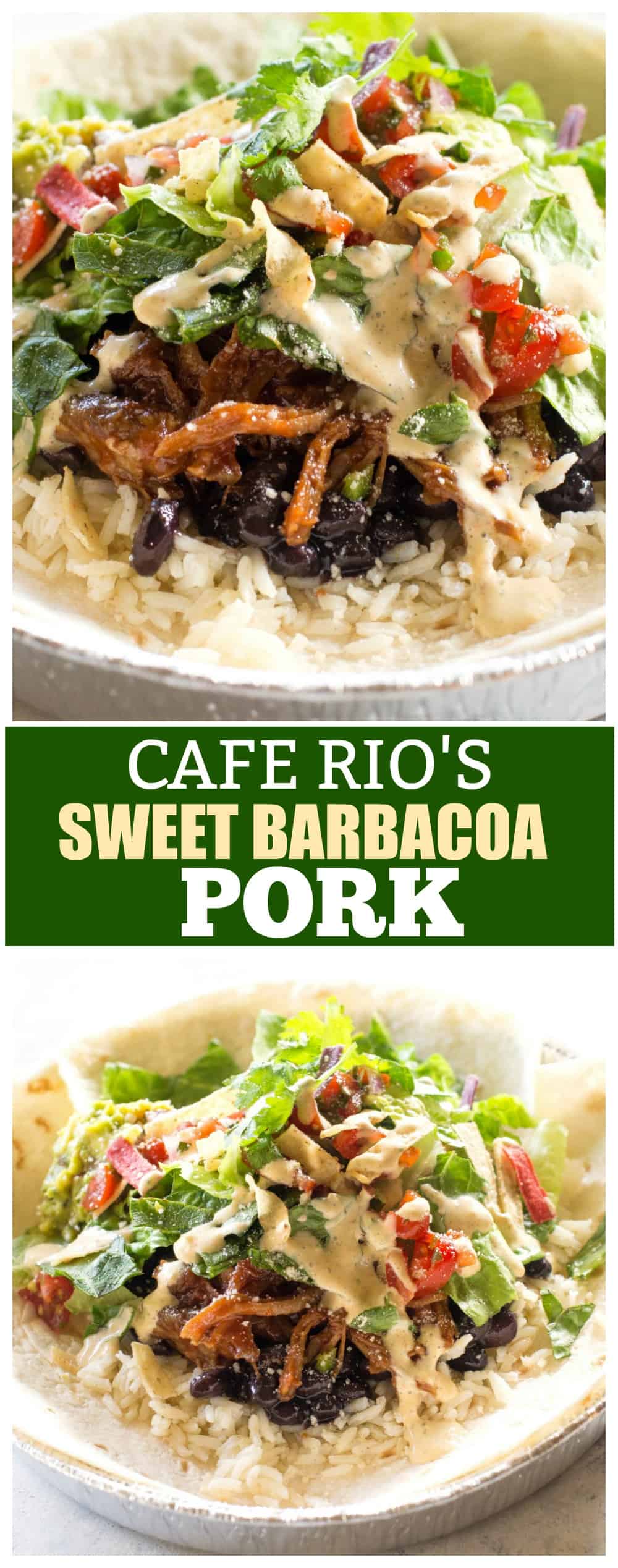 Cafe Rio Sweet Barbacoa Pork