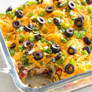 fb image - Keto Seven Layer Dip