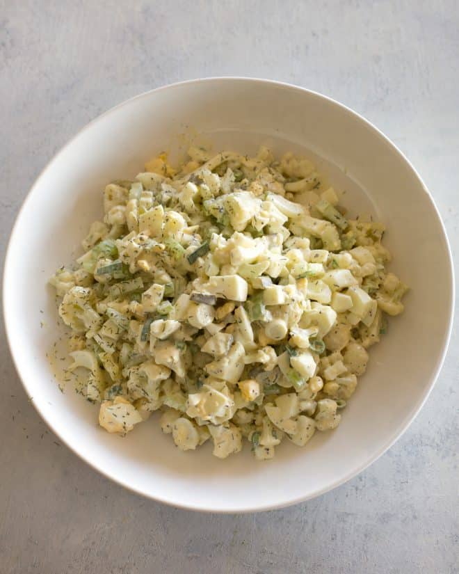 fb image - Cauliflower Potato Salad (Keto / Low-carb)