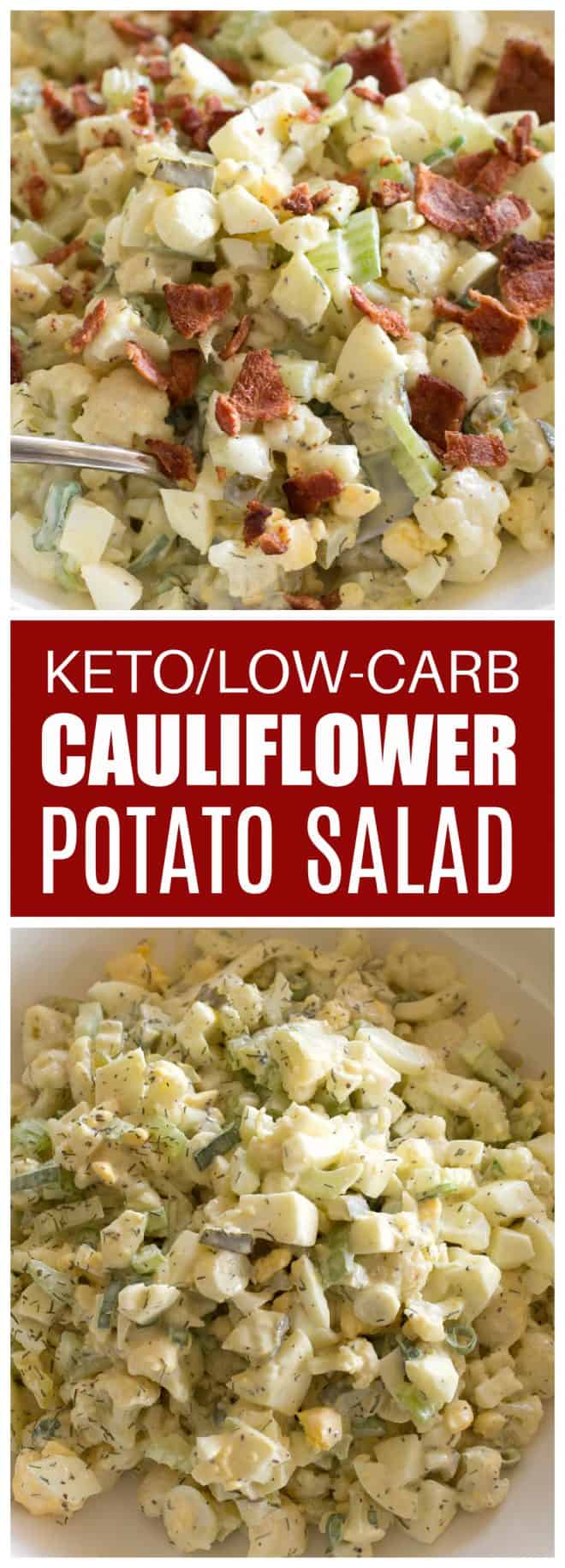 fb image - Cauliflower Potato Salad (Keto / Low-carb)