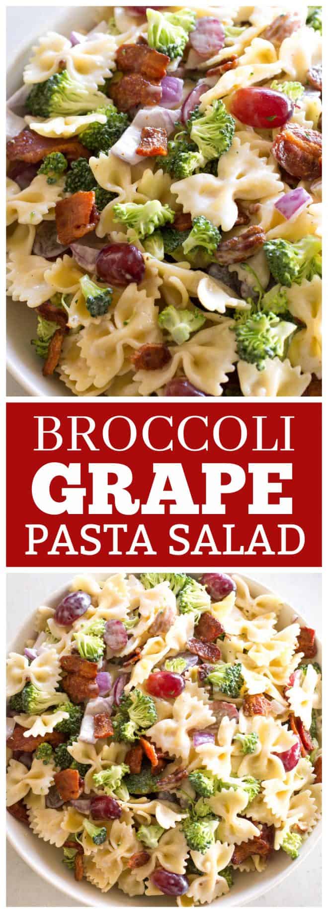 fb image - Broccoli Grape Pasta Salad