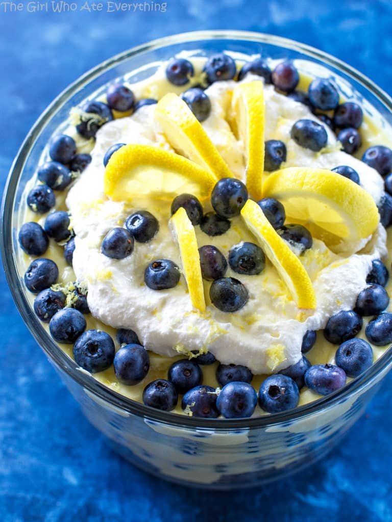 fb image - Lemon Blueberry Trifle