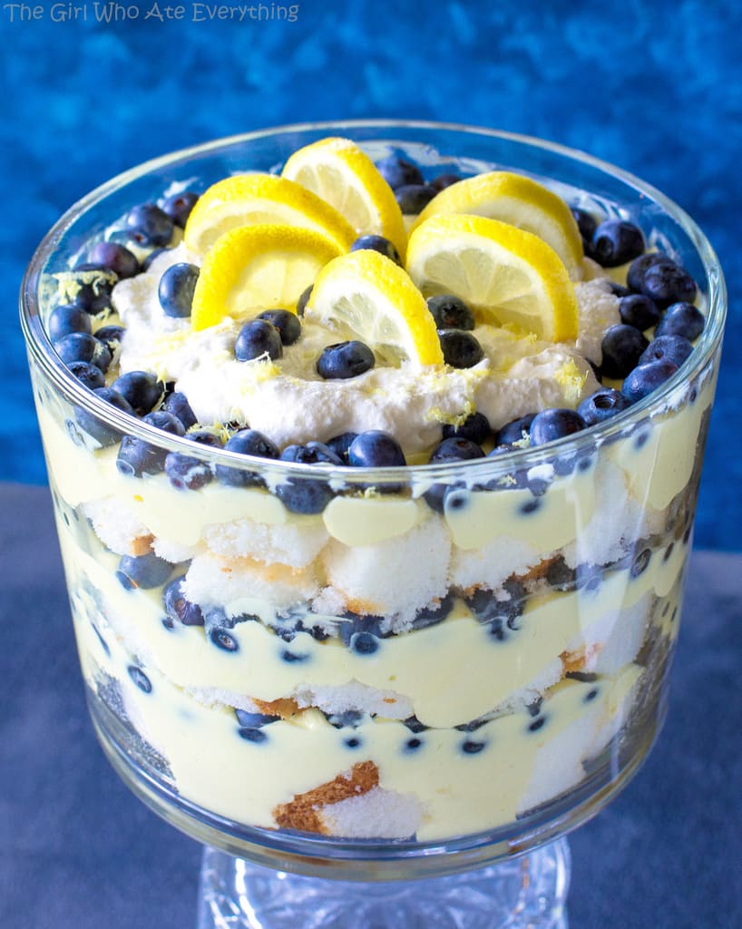 fb image - Lemon Blueberry Trifle