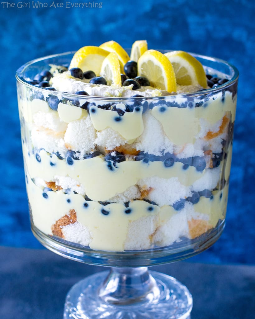 fb image - Lemon Blueberry Trifle