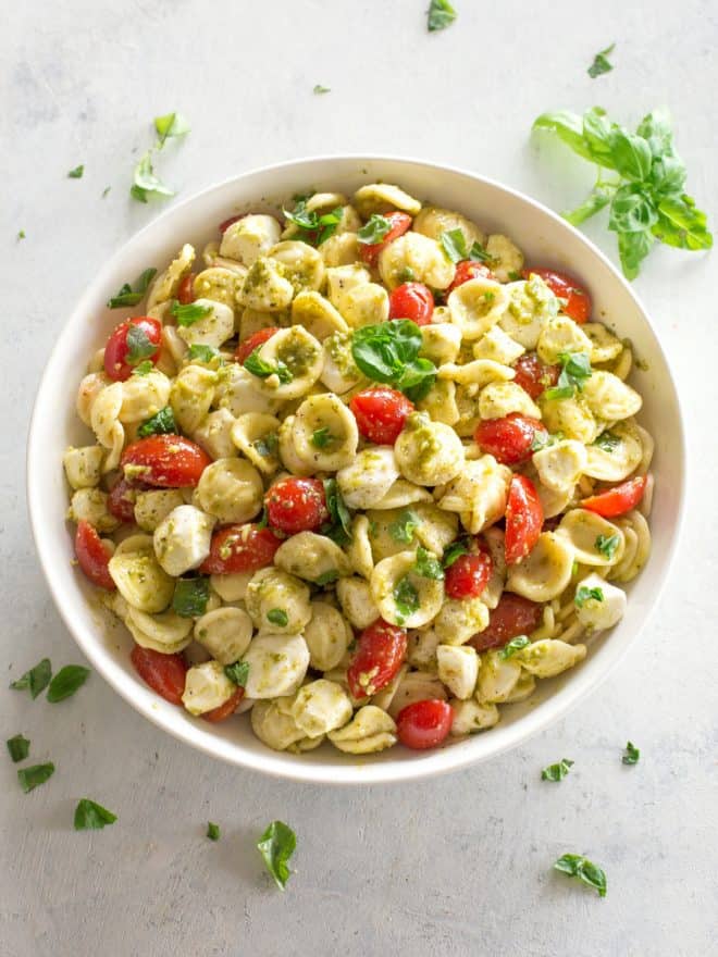 fb image - Caprese Pesto Pasta Salad