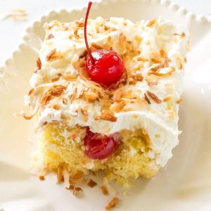 fb image - Pina Colada Poke Cake