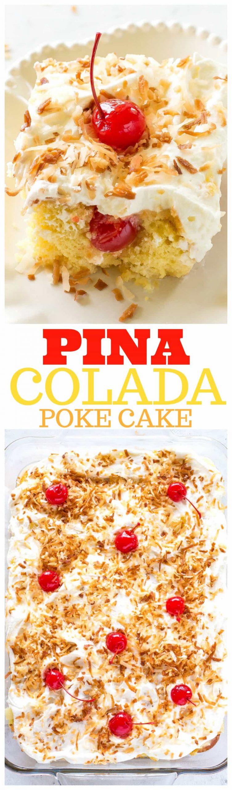 fb image scaled - Pina Colada Poke Cake