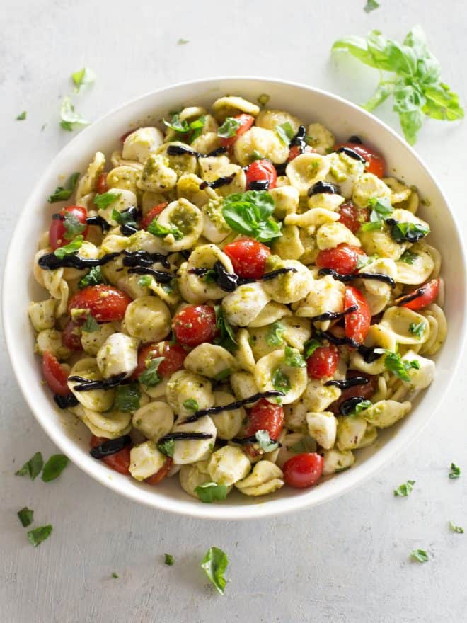 fb image - Caprese Pesto Pasta Salad