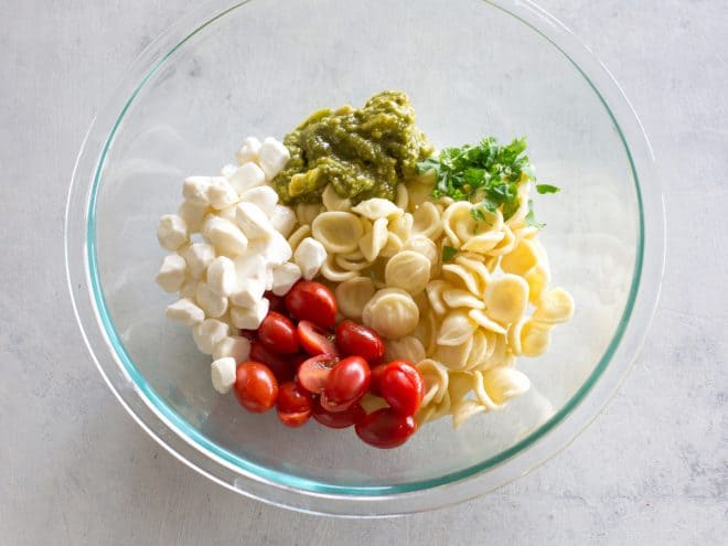 fb image - Caprese Pesto Pasta Salad