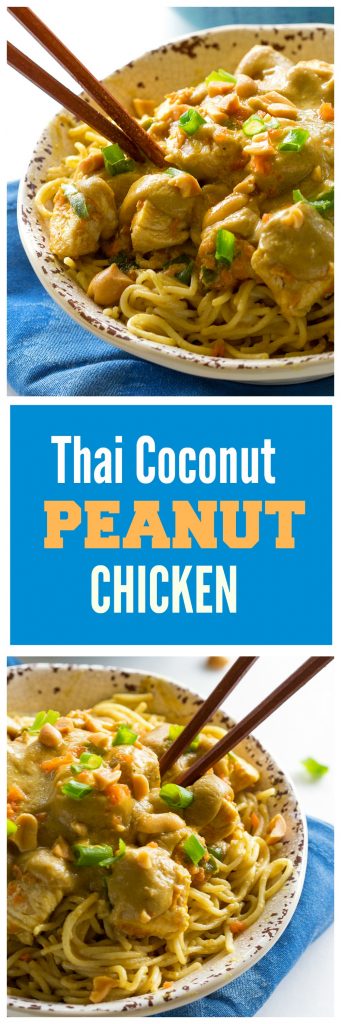 fb image - Thai Coconut Peanut Chicken