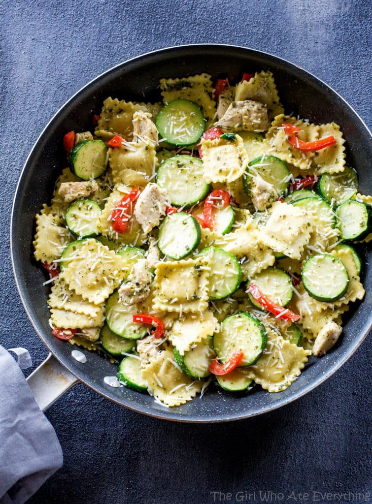 fb image - Pesto Ravioli with Chicken