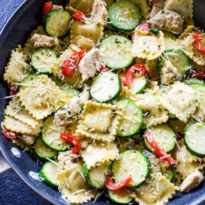 fb image - Pesto Ravioli with Chicken