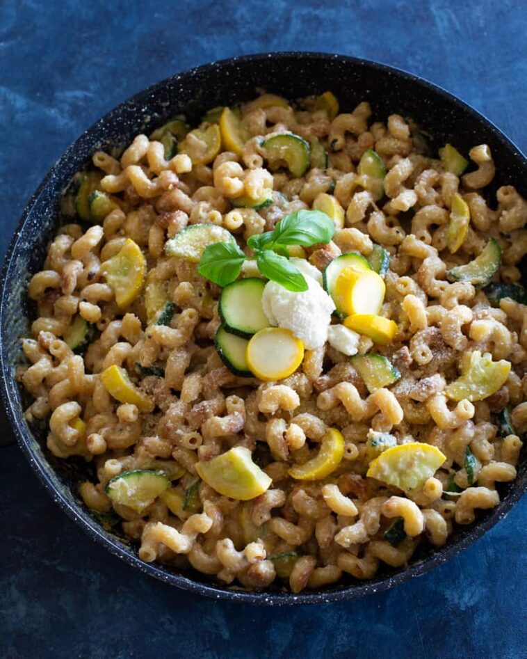 fb image - One-Pan Creamy Zucchini Pasta