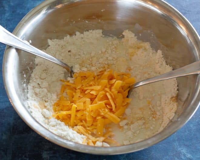 biscuit dough with cheese