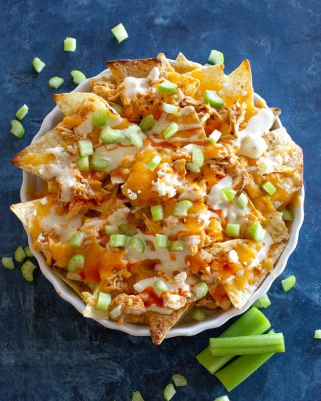 fb image - Buffalo Chicken Nachos