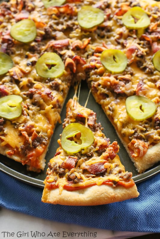 fb image - Bacon Cheeseburger Pizza