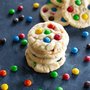m&m cookies