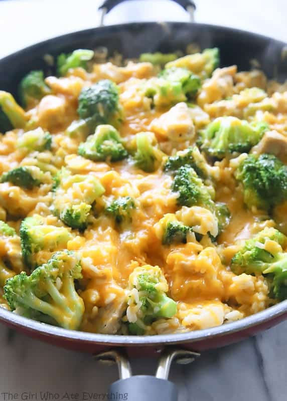 fb image - One-Pan Cheesy Chicken, Broccoli, and Rice