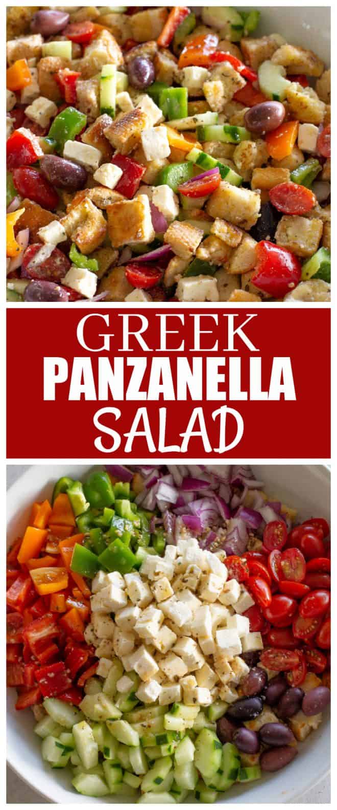 fb image - Greek Panzanella Salad