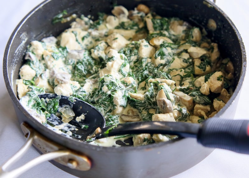 fb image - Mushroom, Spinach, and Chicken Enchiladas