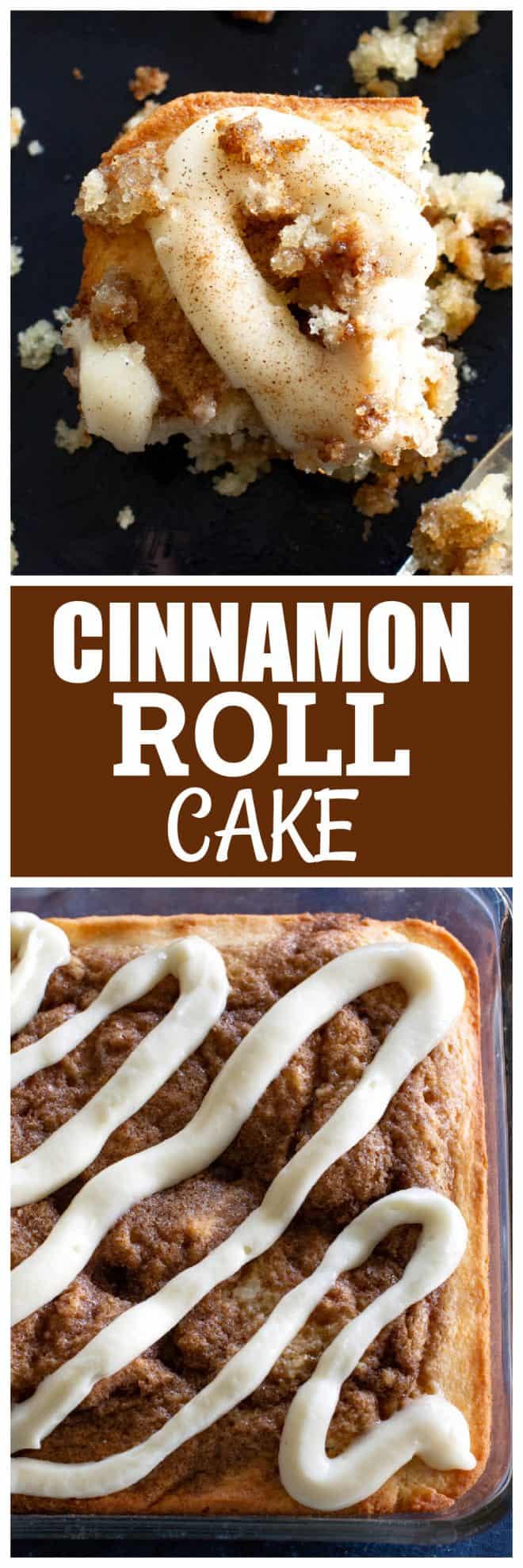 cinnamon roll cake