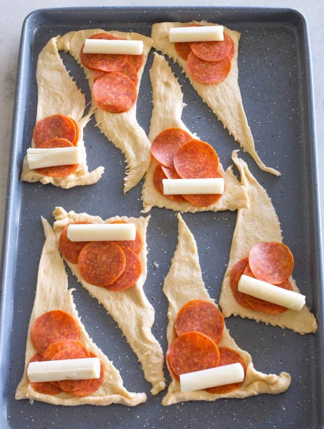 fb image - Pepperoni Cheese Stick Roll Ups