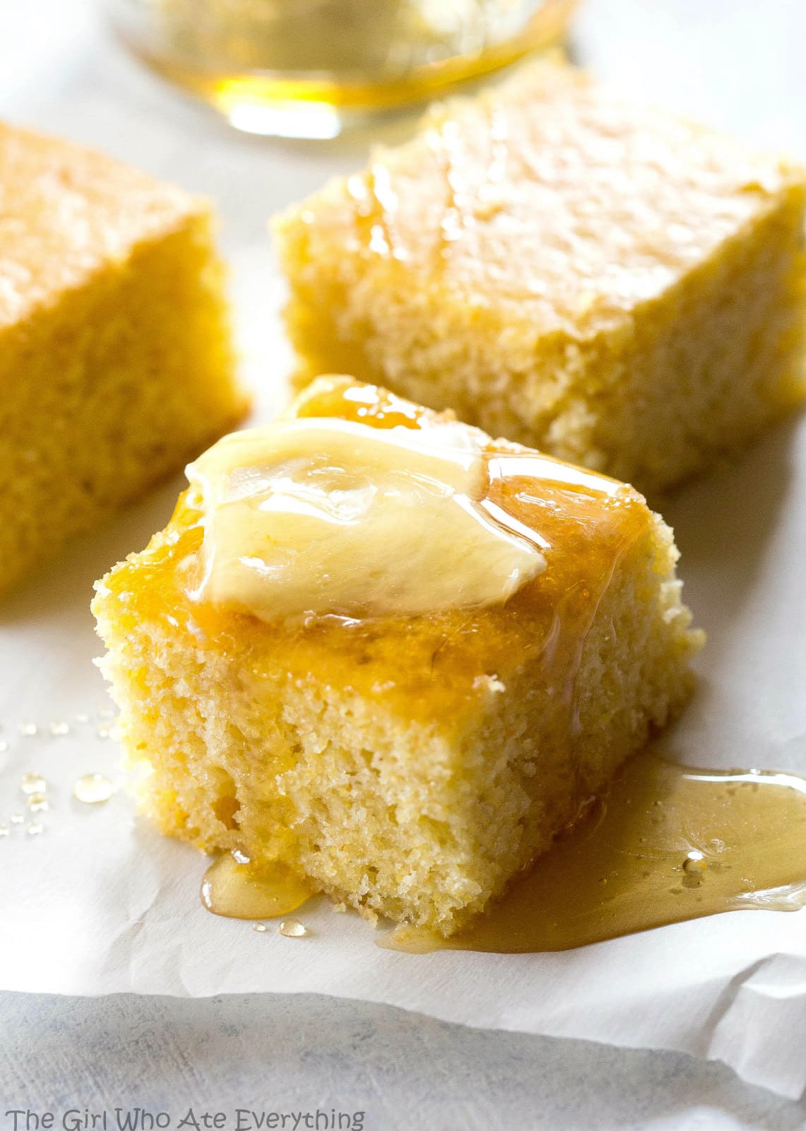 The Best Sweet Cornbread - soft, tender cornbread that's sweet just like I like it. the-girl-who-ate-everything.com