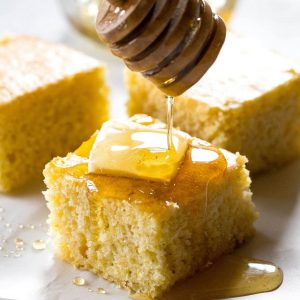 The Best Sweet Cornbread - soft, tender cornbread that's sweet just like I like it. the-girl-who-ate-everything.com