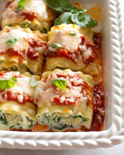 fb image - Spinach Lasagna Roll Ups