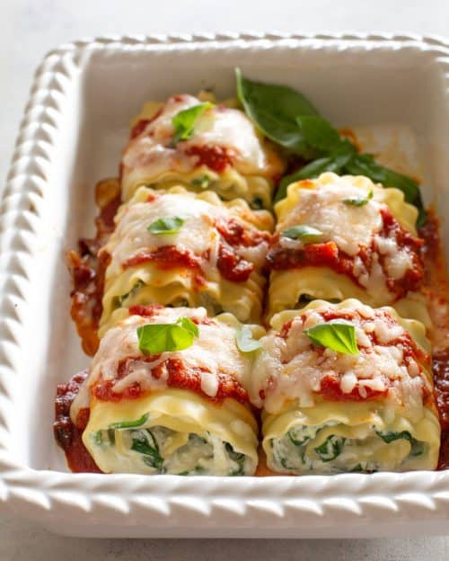 fb image - Spinach Lasagna Roll Ups