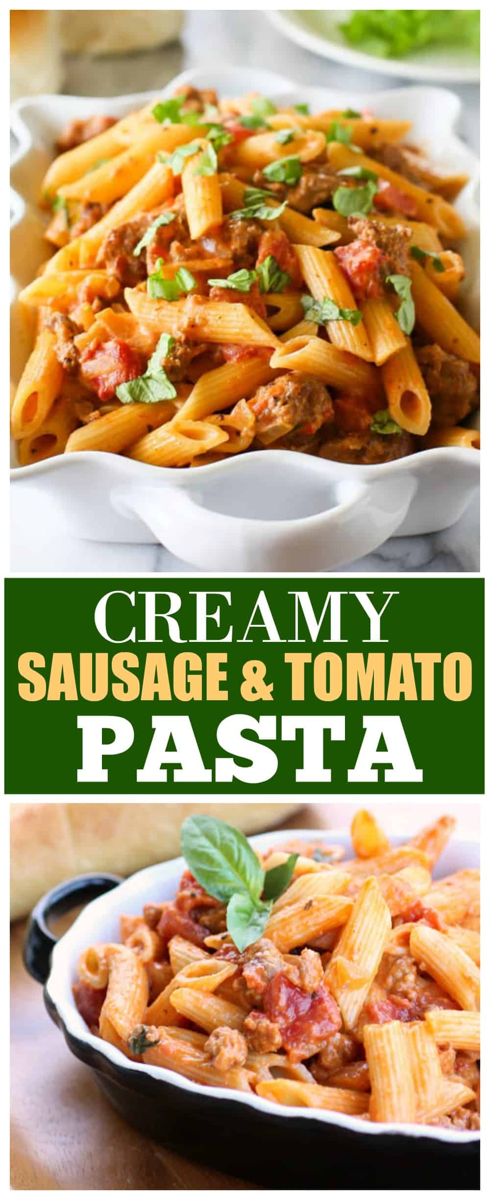 fb image - Creamy Sausage and Tomato Pasta