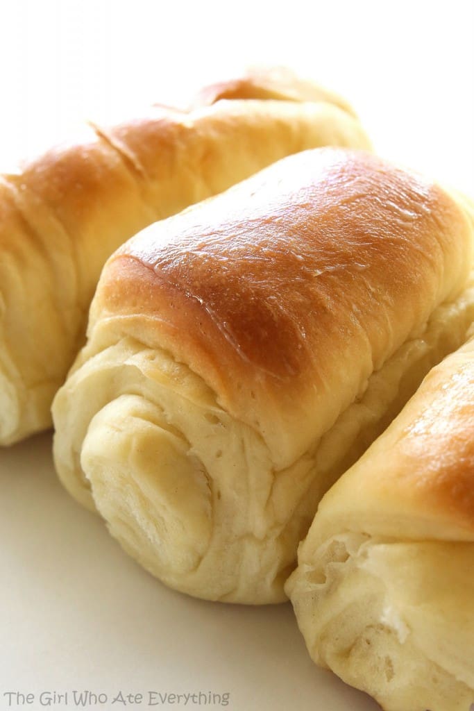 Lion House Rolls - my favorite rolls hands down! Soft, fluffy and unbelievable! the-girl-who-ate-everything.com