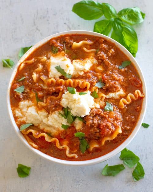 fb image - Lasagna Soup