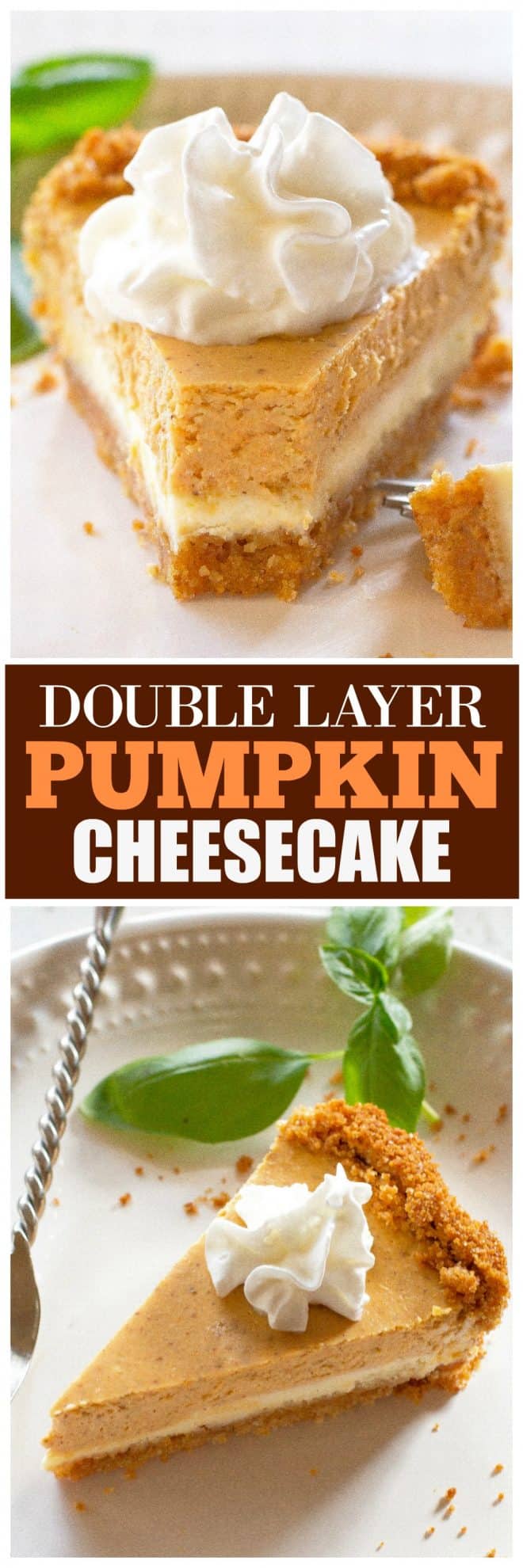 fb image - Double Layer Pumpkin Cheesecake