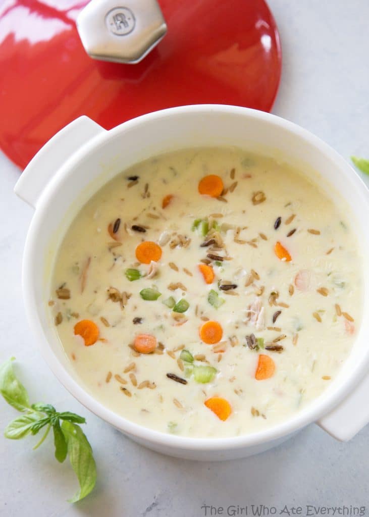 fb image - Creamy Chicken and Wild Rice Soup