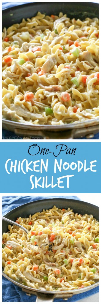 fb image - Creamy Chicken Noodle Skillet