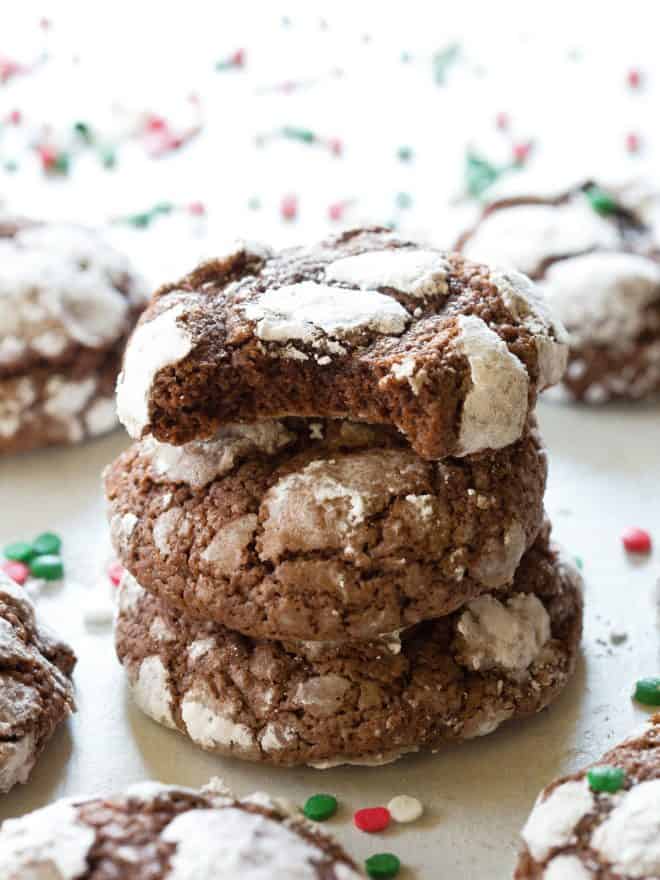 fb image - Chocolate Crinkle Cookies