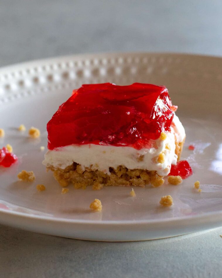 fb image - Keto Jello Pretzel Salad