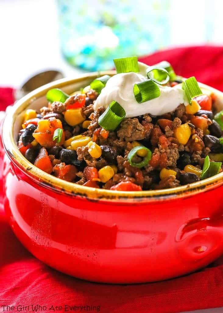 fb image - Healthy Spicy Beef and Black Bean Chili