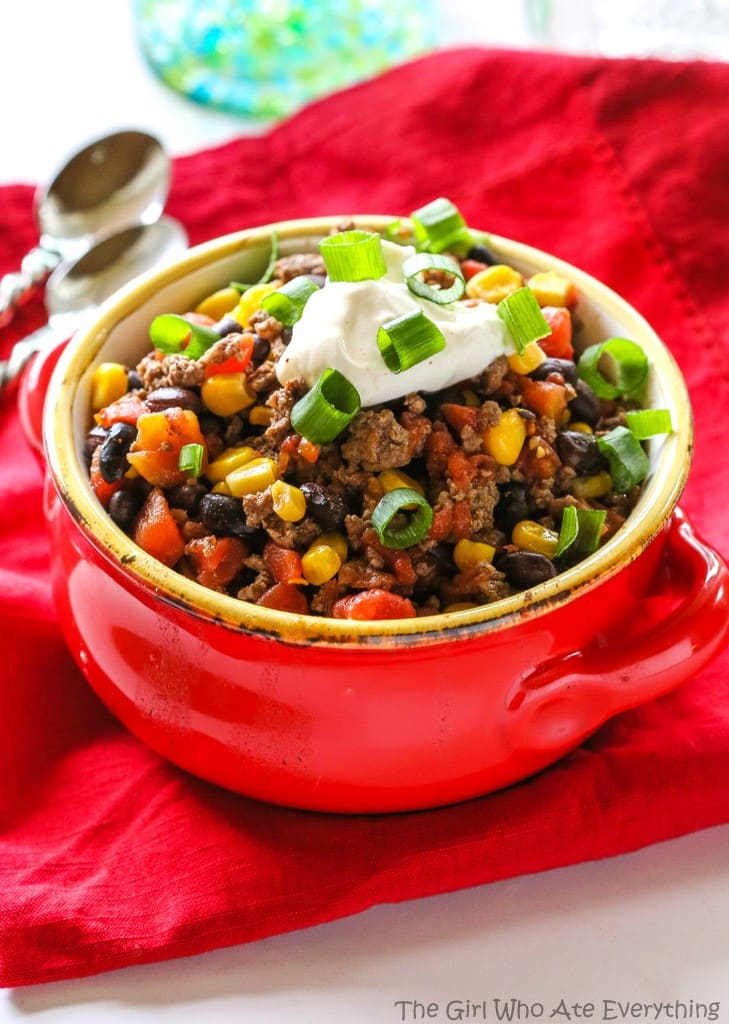 fb image - Healthy Spicy Beef and Black Bean Chili