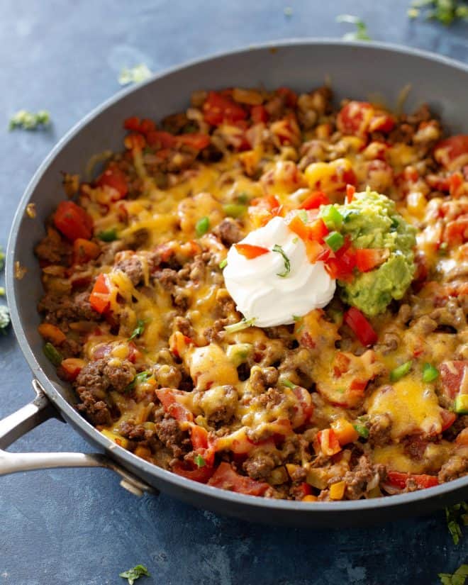 fb image - Taco Skillet (low-carb/Keto)