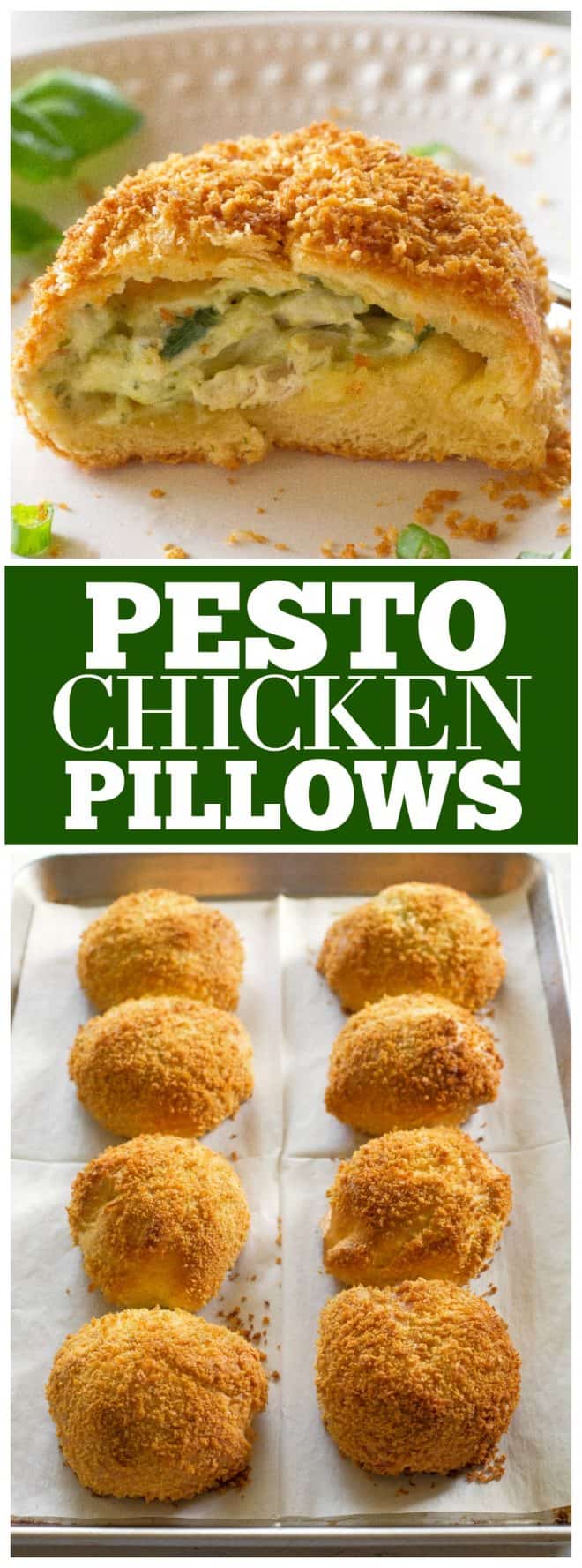 Pesto Chicken Pillows