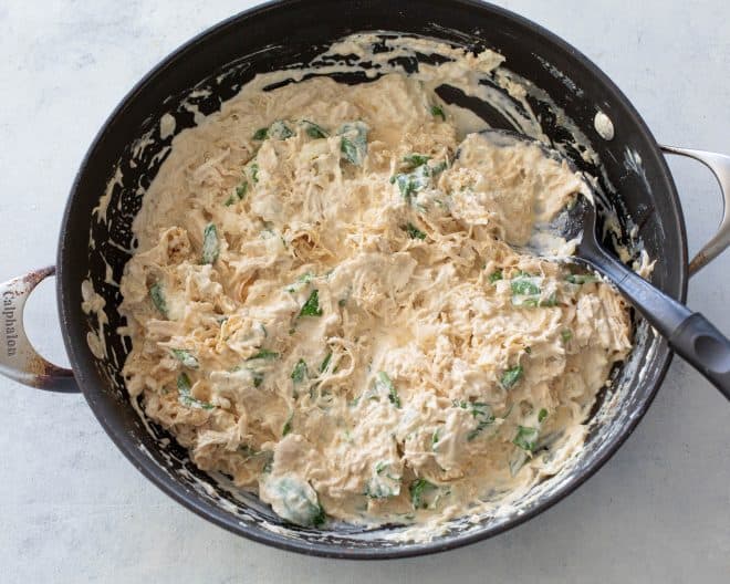 creamy chicken and spinach